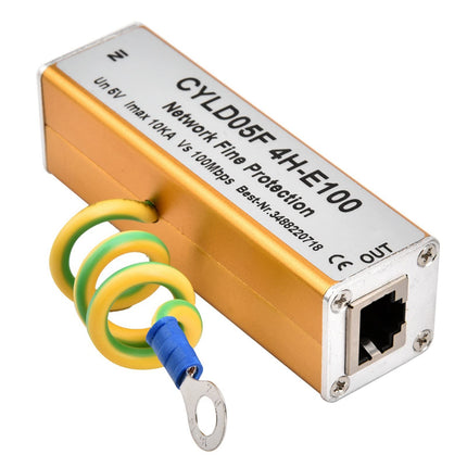 Võrgu ülepingekaitse, RJ45 RJ11 adapter Etherneti võrgu ülepingekaitse äikese välgupiiriku kaitse 5V ülepinge- ja piksekaitse RJ Suur voolutugevus Mitmetasandiline kaitse