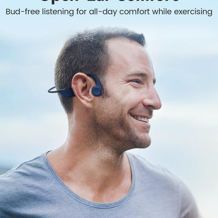 MONODEAL luujuhtivusega kõrvaklapid Bluetooth 5.3 avatud kõrvaklappidega, C-tüüpi laadimisport, IPX6 veekindlad luujuhtivusega kõrvaklapid sörkjooksuks, jalgrattasõiduks, fitnessiks