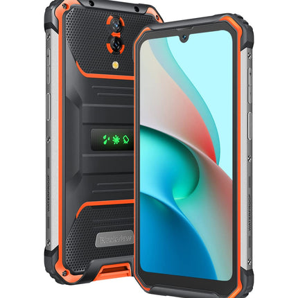 Blackview BV7200 lepinguta õues kasutatav nutitelefon, 50MP topeltkaamera, Helio G85 6GB+128GB, IP68 Android 12 vastupidav nutitelefon, 6,1'' HD+ ekraan, kõlar, kinnasrežiim, 5180mAh aku, NFC oranž