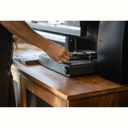 Victrola Stream Onyx plaadimängija, 3-käiguline vinüülplaadimängija, töötab juhtmevabalt Sonos seadmetega, ülitäpne magnetiline helipea, matt must, Vpt-2000-Blk-Int