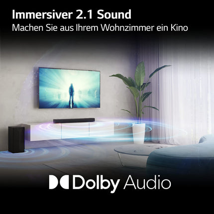 LG DS40Q 2.1 heliriba (300W) juhtmevaba subwooferiga (HDMI, Bluetooth), must