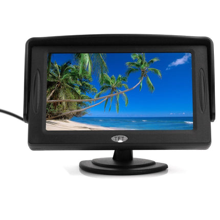 Üldine 10,92 cm TFT LCD värviline monitor 16:9 auto tahavaatekaamera ja parkimisabi GPS jaoks