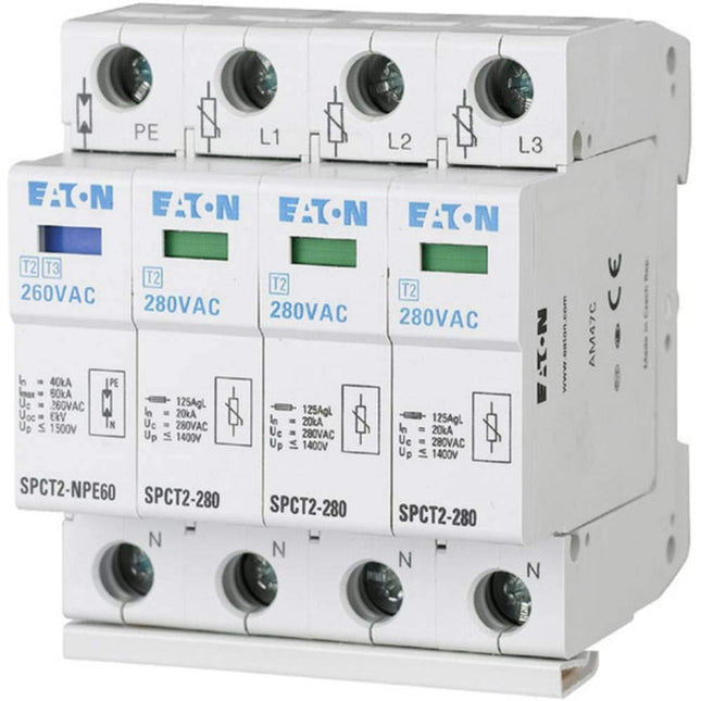 Eaton 167620 liigpingepiirik pistikühendusega, 3P+N, 280VAC, 20kA