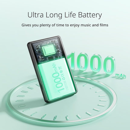 YOTON MP3-mängija Bluetooth 5.0-ga, 4-tollise puutetundliku ekraaniga MP4-mängija kõlaritega, HiFi kadudeta heli, e-raamatud, FM-raadio, märkmik, kõrvaklapid ja 64 GB TF-kaart