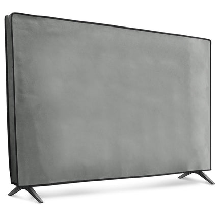 kwmobile 55" TV Cover - Indoor TV Screen Protector Cover - TV Screen Dust Cover - Light Grey