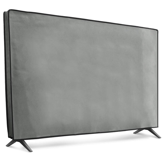 kwmobile 55" TV Cover - Indoor TV Screen Protector Cover - TV Screen Dust Cover - Light Grey