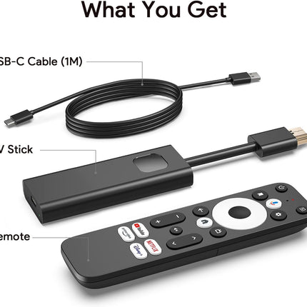 Android11 ​​​​Giga TV IP-pulk 4K PRO HDR60Hz / HDMI2.1 / WiFi6 UHD 4K (Netflix, Prime Video, Disney+, YouTube) Google App Store Dcolor