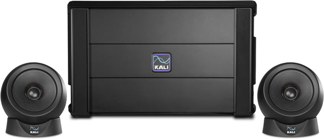 Kali Audio IN-UNF, ülilähivälja monitorisüsteem, täiesti uus kõlarisüsteem, mis põhineb IN-5 ja IN-8 stuudiomonitoridel, töölauakeskkonnad, subwooferi mõõtmed: 49,4 x 15,8 x 13,3 cm, must.