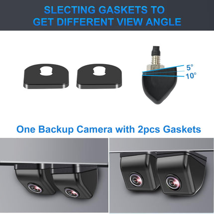 PARKVISION Rear view camera Flexible installation position allows car rear view camera with inverted image vertically and parking line optional