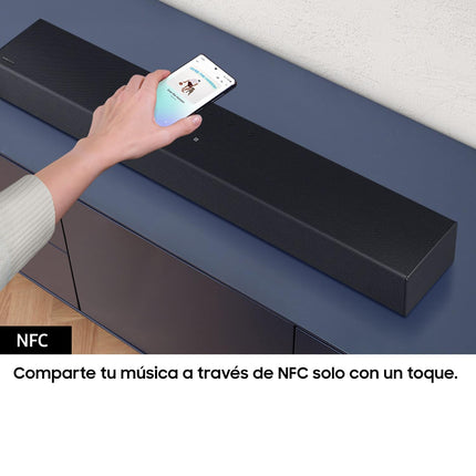 Samsung HW-C400/ZF Barra de Sonido Bluetooth 2.0 Canales Negra