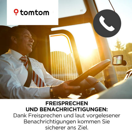 TomTom Truck Navigation Device GO Professional 520 (5-inch, points of interest and routes for trucks, traffic jam avoidance with TomTom Traffic, European map updates, updates via Wi-Fi, high-quality mount)