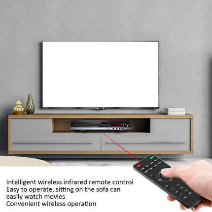 HD DVD-mängija HDMI, 1080P USB CD-DVD-mängija telerile koos kaugjuhtimispuldi, HDMI ja RCA-kaabliga, toetab USB-sisendit, plaadimängijat, kodukinot, DVD-taasesitust