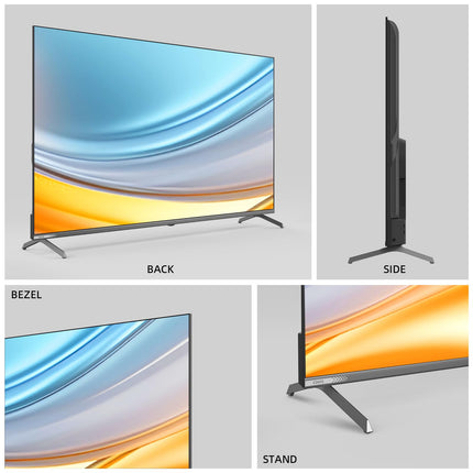 CHIQ U50QM9G 50-tolline (126 cm) televiisor, 4K QLED, Google TV, DLG 120Hz, MEMC, Dolby Audio, kolmekordne tuuner, Wi-Fi 5G, Google Assistant, must, 2025