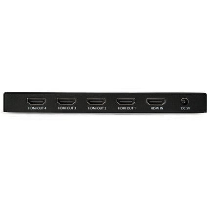 StarTech.com 4 Port HDMI Splitter - 4K 60Hz - 1x4 HDMI Distributor - HDR