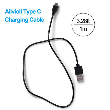 Aiivioll USB-C laadimiskaabel Anker Soundcore Life P2 P3 A1 X10 Q30 Q35 Q10 kõrvaklappidele Dot 2 Note Liberty 4, Air 2, 3 Pro kõrvaklappidele, USB A-tüüpi C kiirlaadimise asenduskaabel (1M)