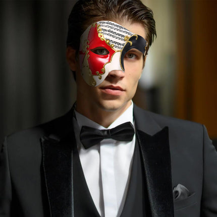 Aroncenti Veneetsia maskimeeste mask: mask karnevali Halloweeniks Rüütli Itaalia Veneetsia mask poolnäona