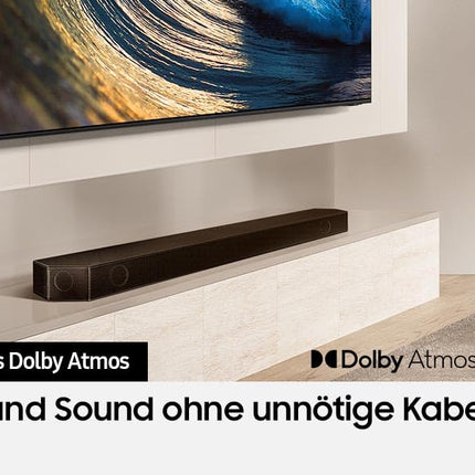 Samsung HW-Q995GD 11.1.4-kanaliga Q-heliriba teleritele, 4.0.2-kanaliga tagumised kõlarid, Bluetooth-kõlar juhtmevaba Dolby Atmose / DTS:X-iga, Q-Symphony [2024]