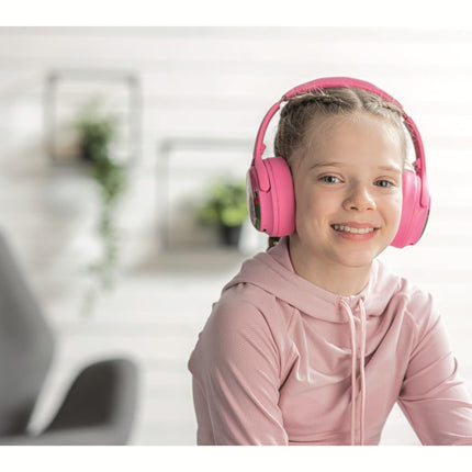 BuddyPhones laste juhtmevabad kõrvaklapid Cosmos Plus ANC (roosa)