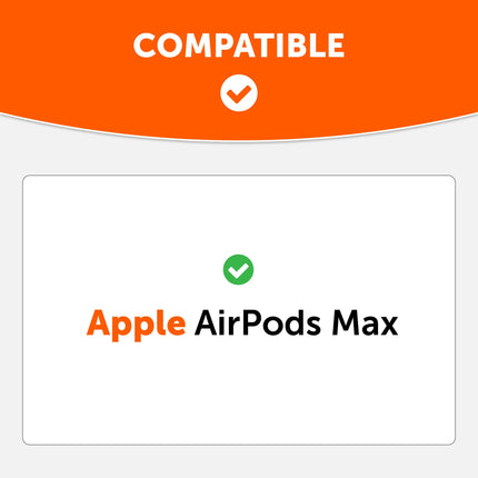 WC ShellZ Max – Protective Earphone Case for Airpods Max, manufactured by Wicked Cushions | Made of high-quality silicone | (Formerly known as WC ProtectZ) | Beige