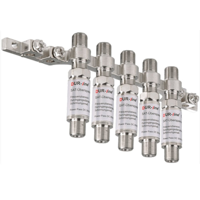 DUR-line DEB5 grounding block set + 5x surge protection