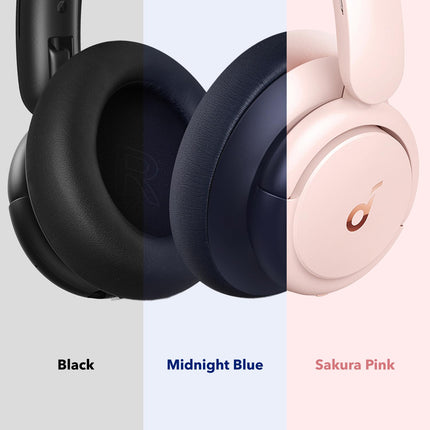 Soundcore by Anker Q30 Bluetooth kõrvaklapid, hübriidne aktiivne mürasummutus, kohandatavad režiimid, kõrglahutusega heli, rakendusepõhine ekvalaiser, 40-tunnine aku tööiga, mugav sobivus, kahe seadme sidumine (roosa)