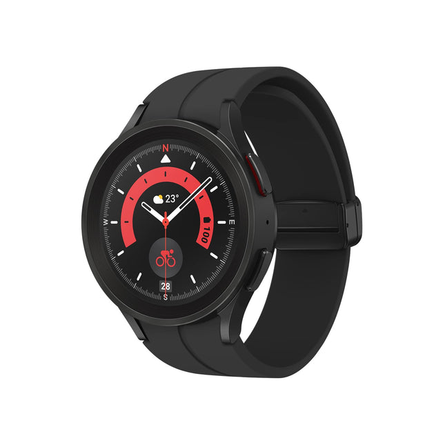 Samsung Galaxy Watch5 Pro Smartwatch, Health Features, Fitness Tracker, Long-Lasting Battery, Bluetooth, 45 mm, Black Titanium, Includes 36-Month Warranty [Exclusively at Amazon]