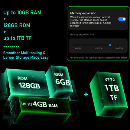 Blackview BV7100 lepinguta õues kasutatav nutitelefon, 13000mAh aku, 33W kiirlaadimine, IP68/IP69K vastupidav telefon, Android 12 Helio G85 6GB+128GB, 6,58'' FHD+ ekraan, 12MP kolmekordne kaamera, GPS, NFC, must