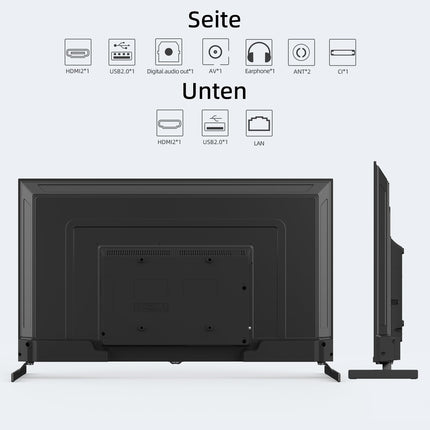 CHIQ 43-tolline QLED 4K nutiteler, Google Home, Netflix, Prime Video, WiFi, Bluetooth 5.0, Dolby Audio, Google Assistant, Chromecast, kolmekordne tuuner, 2024