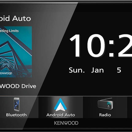 Kenwood DMX5020BTS 17,3 cm WVGA digitaalne meediamängija FM RDS-tuuneri, CarPlay, Android Auto, Androidi USB-peegelduse, Bluetoothi, mahtuvusliku puutepaneeli ja DSP-ga