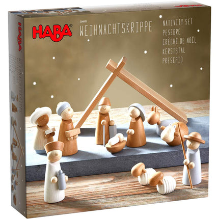 HABA - Wooden Nativity Scene Christmas Decoration Ref. 304685