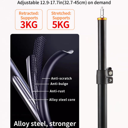 VexNook projektori alus voodile ja diivanile - reguleeritava aluse pikkusega 33-45 cm, peidetud disainiga voodi-diivani projektori alus, ühildub 99% projektoritega, XGIMI, Nebula, VANKYO, Epson...
