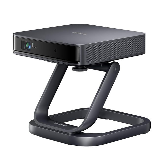 Dangbei Atom miniprojektor 1080P alusega, 1200 ISO luumenit, Netflixi ametlik video, Dolby Audio, autofookusega Keystone'i korrektsioon, 3D, 4K tugi, väike projektor WiFi ja Bluetoothiga kodukino/välistingimustes kasutamiseks