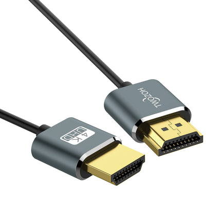 Twozoh üliõhuke 4K HDMI-kaabel 1M 3-pakendis, õhuke ja painduv HDMI 2.0 kaabel, tugi 4K/60Hz 18gbps sülearvutile, monitorile, PS5-le, PS4-le, Xbox One-ile, Fire TV-le