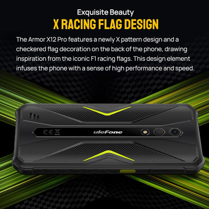 Ulefone Armor X12 Pro Outdoor Handys ohne Vertrag, MTK G36 8GB+64GB Outdoor Smartphone Android 14, 13MP+8MP, 5.45" HD+, 4860mAh Akku, IP68 Handy ohne Vertrag, Dual SIM 4G NFC OTG GPS FM,Grün
