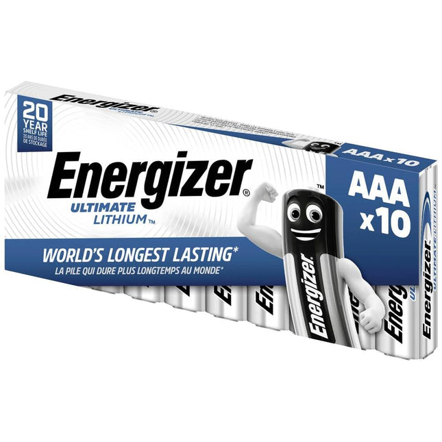 Energizer Ultimate liitiumpatarei LR03 1.5V AAA 10 tk
