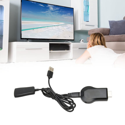 1080P juhtmevaba HDMI-ekraaniadapter, WiFi mobiilse ekraani peegeldamise vastuvõtja, toetab Airplayd/Miracasti/DLNA-d, voogesitab videot/heli telerisse, Androidile