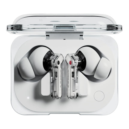 Nothing Ear (a) juhtmevabad Bluetooth-kõrvaklapid ChatGPT-integratsiooni, ANC, bassi võimendusalgoritmi ja kuni 42,5-tunnise taasesitusajaga - valged
