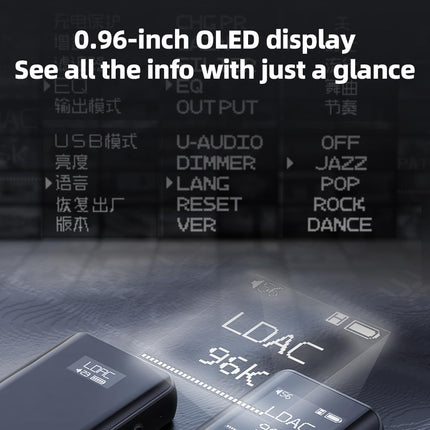 FiiO BTR15 Amplificador/DAC Tipo Dongle 340mW võimsusega