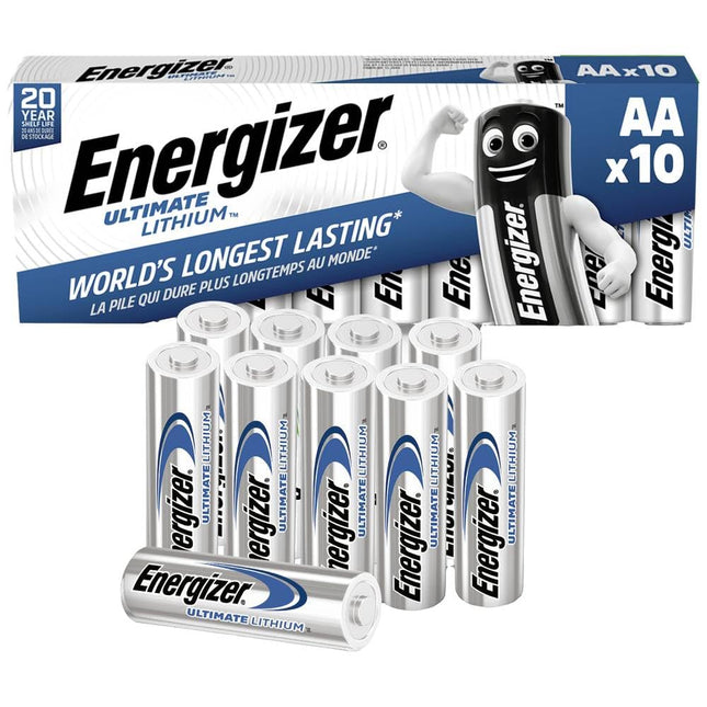 Energizer Ultimate FR6 Mignon (AA) liitiumpatarei 3000 mAh 1.5 V 10 tk.