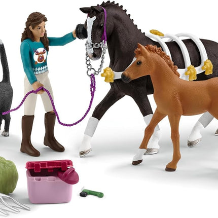 Schleich 99092 advendikalender Hobuklubi 2024, vanus 5+, HORSE CLUB - mängukomplekt, 36 osa