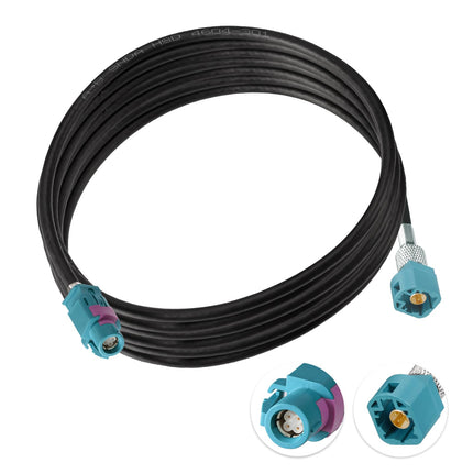 Eightwood HSD LVDS Z emane-isas kaabel 300cm 535 4-sooneline BMW F30 F10 F25 F15 Audi VW Mercedes Citroen Peugeot Video Audio tahavaatekaamera järelpaigaldatav navigatsioon