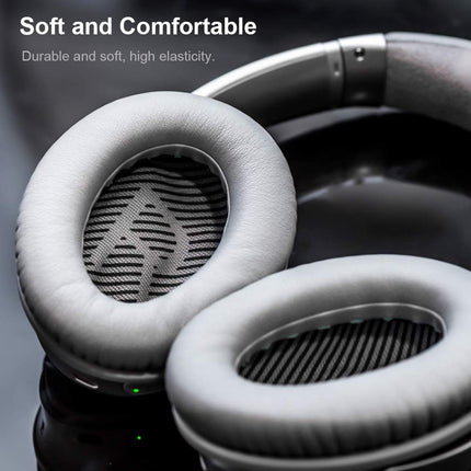 TesRanki kõrvapadjad Bose QuietComfort 35 ii ja QuietComfort 35 vahetuskõrvaklappidele, professionaalsed kõrvapadjad Bose QC35 ii, QC35, QC25, QC15, QC2 AE2 AE2i AE2w SoundTrue ja SoundLink kõrvaklappidele - hõbedased
