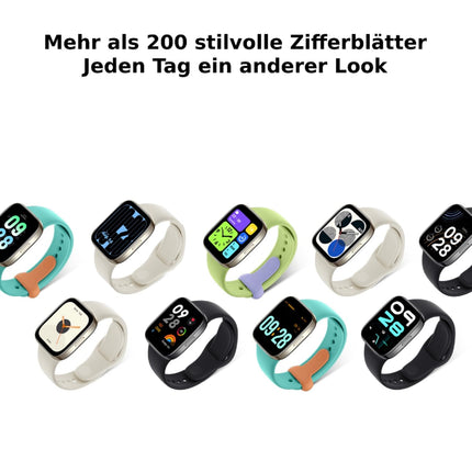 Xiaomi Redmi Watch 3, 1,75-tolline AMOLED-ekraan, 121 treeningrežiimi, SPO₂ mõõtmine ja 24-tunnine pulsisageduse jälgimine, Bluetooth-kõned, GPS-multisüsteem, 5 sularahaautomaati, kuni 12-päevane aku tööiga, must
