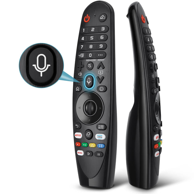 Voice Magic Remote Control for LG TVs UHD OLED QNED NanoCell 8K 4K Smart TVs, Magic Remote Replacement for Original AKB75855501 AN-MR20GA MR21GA MR22GA MR19BA MR18BA, with Pointer Function