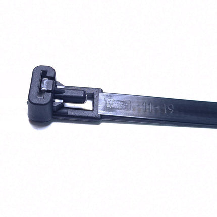 100 tk korduvsuletavat kaablisidet 300 mm x 7,6 mm must lahtikäiv korduvkasutatav nailon korduvkasutatav UV-kindel