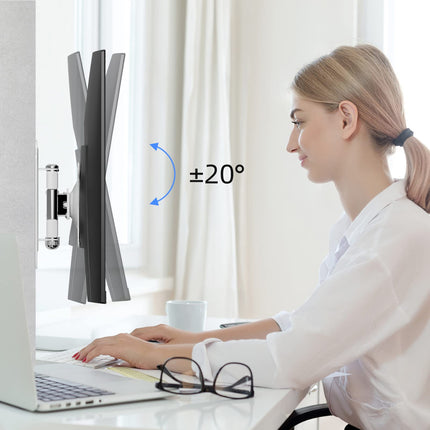 Suptek teleri seinakinnitus, pöörlev telerikinnitus 15-32-tollisele VESA seinakinnitusele 100x100, 75x75mm teleri seinakinnitus, ekraani seinakinnitus kuni 13 kg valge (MA2720W)