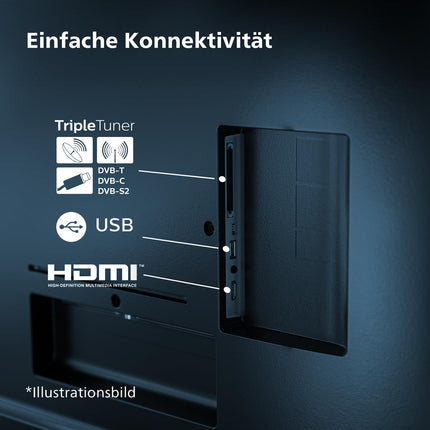 Philips 50PUS7609 4K LED nutiteler - 50-tolline ekraan pikslitäpse Ultra HD Titan OS platvormi ja Dolby Atmos heliga. Ühildub Alexa ja Google Assistantiga - antratsiithall