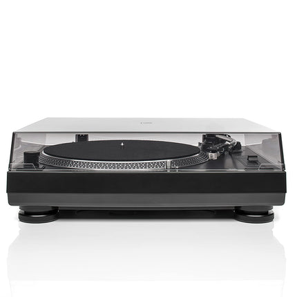 Dual DTJ 301.1 USB DJ turntable (33/45 rpm, pitch control, magnetic pickup system, needle illumination, USB cable) black