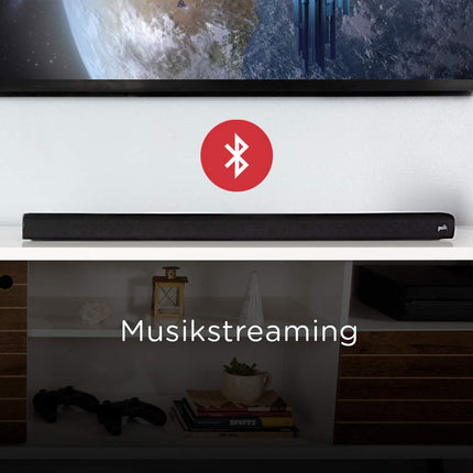 Polk Audio Signa S2 TV heliriba subwooferiga, HDMI ARC, Bluetoothiga heliriba telerile, Dolby Digital, AUX, optiline sisend, must