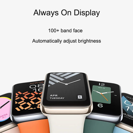 Xiaomi Smart Band 7 Pro, suur 1,64-tolline AMOLED-ekraan, integreeritud GNSS, une jälgimine, SpO2, pulsisageduse mõõtmine, 110+ spordirežiimi, kuni 12-päevane aku tööiga, 5 ATM-i veekindlus, valge
